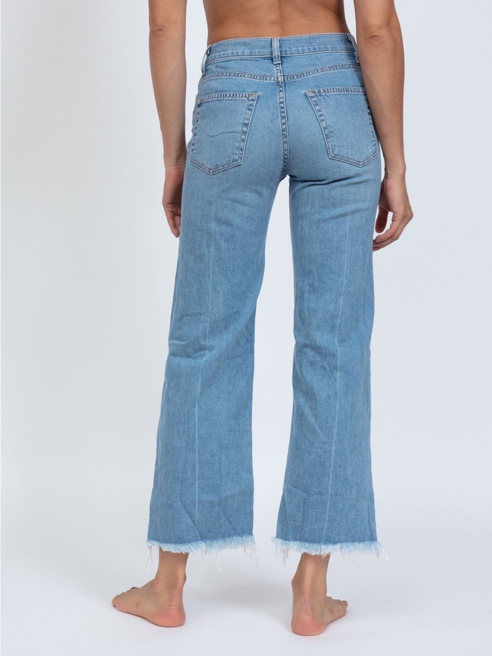 ASKK NY Crop Wide Leg Jean size 30 in Keel Over Wash - Picture 3 of 9